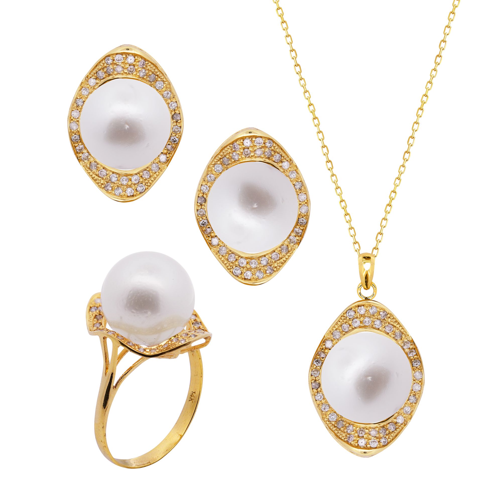 Farrah White South Sea Pearl Set